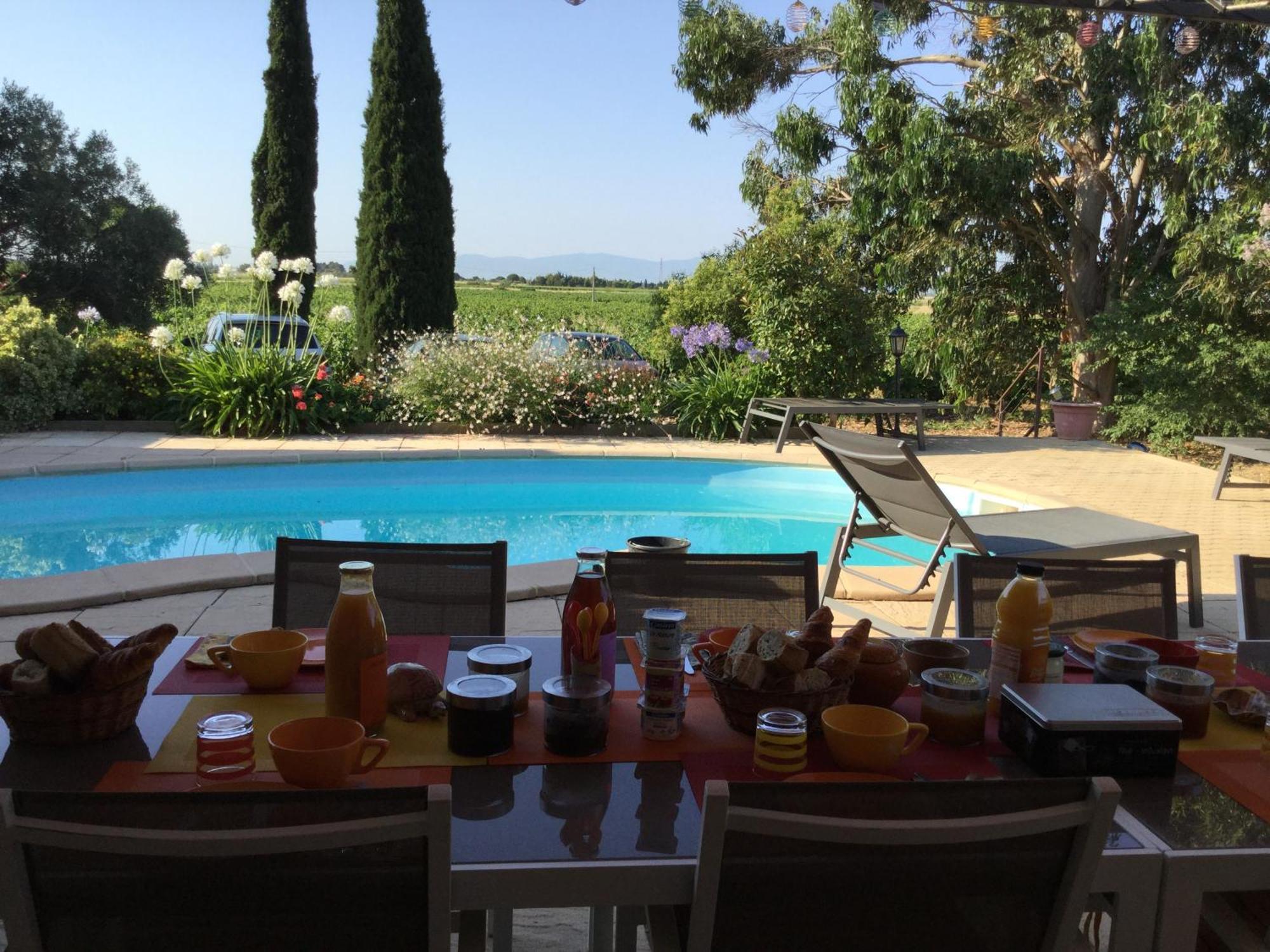 Saint-Hippolyte Mas Soleil Et Vignes住宿加早餐旅馆 外观 照片